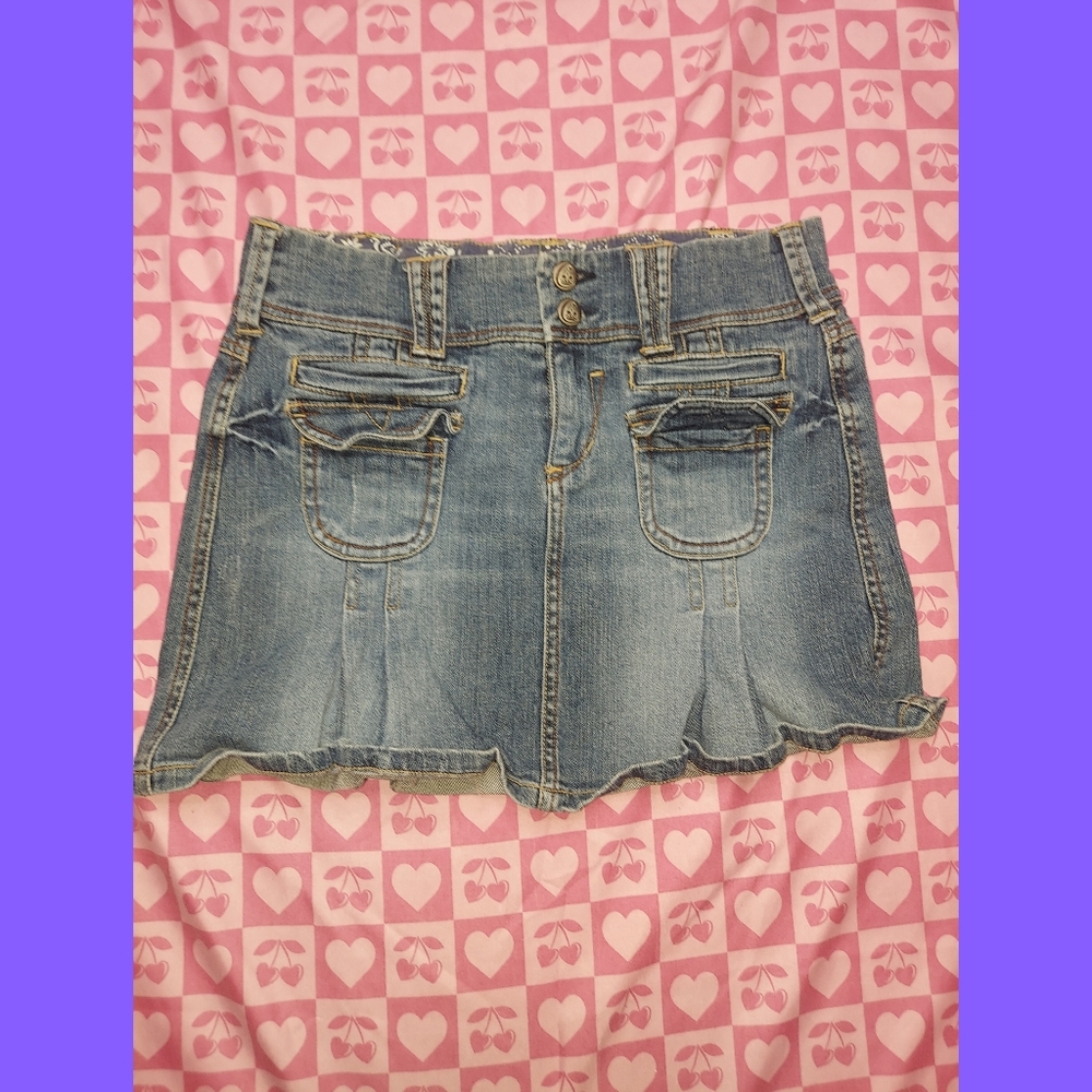 Blue Denim Candies Skirt